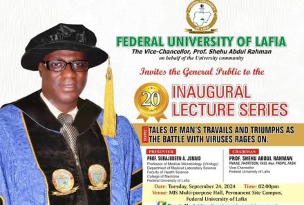 FULafia Inaugural Lecture Series No. 20th