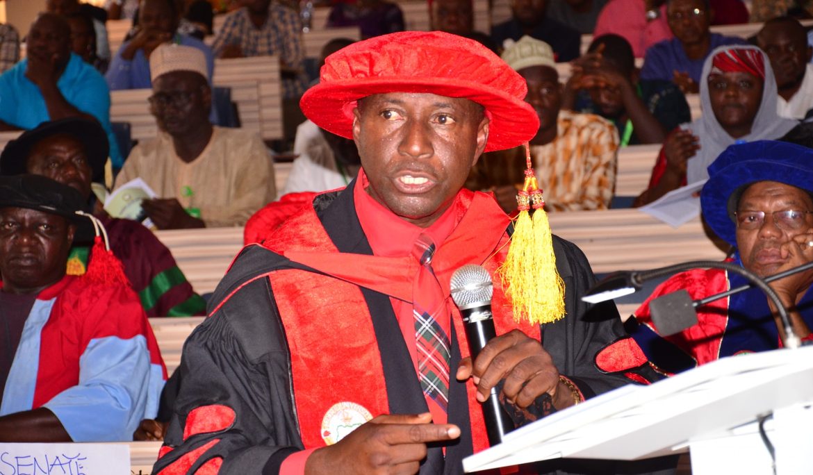 Prof. Terlumun delivers inaugural lecture