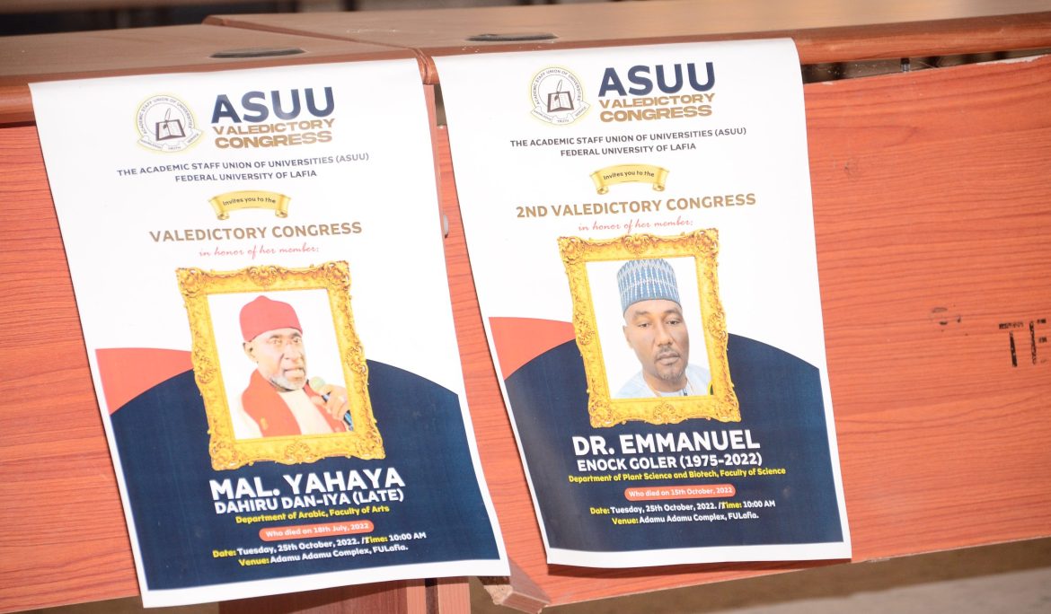 ASUU holds Valedictory Congress for its late members