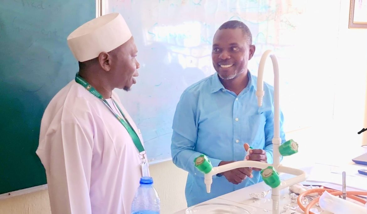 Prof. Shehu Abdul Rahman inspects departments to ensure punctuality of lecturers to classes.