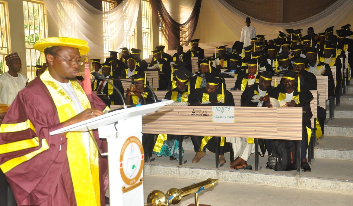 FULafia matriculates 600 postgrads as V-C warns against cultism, other vices