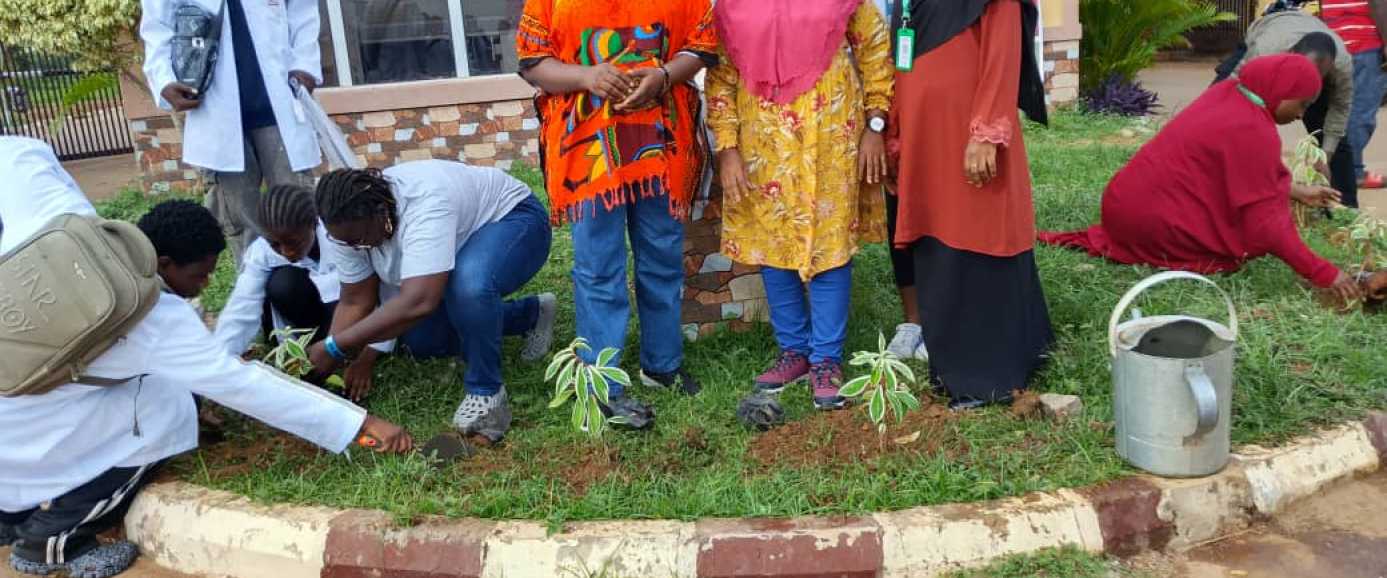 FULAFIA Great Green Campus Initiative Kicks Off Tree and Flower Planting Exercise at Permanent Site
